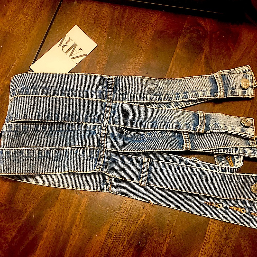 Zara Denim Sash (Size 34)